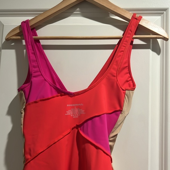 Summersalt one piece swimsuit size 4 pink and red EUC - Picture 11 of 11